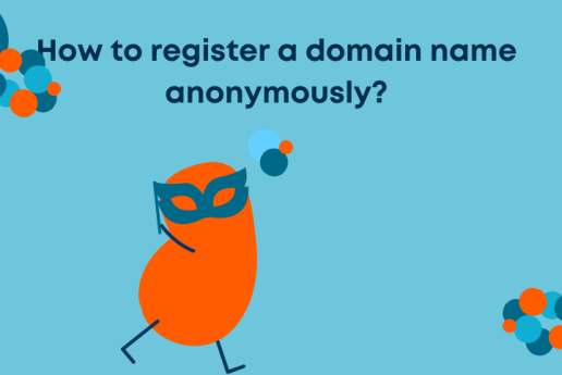 How to register a domain name anonymously?