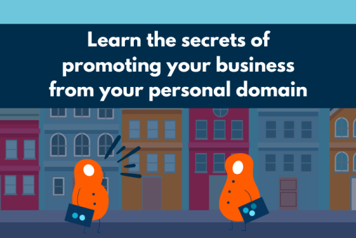Promote your business from your personal domain