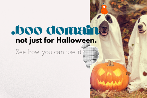 .boo dominio—no solo para Halloween. Vea cómo puede usarlo